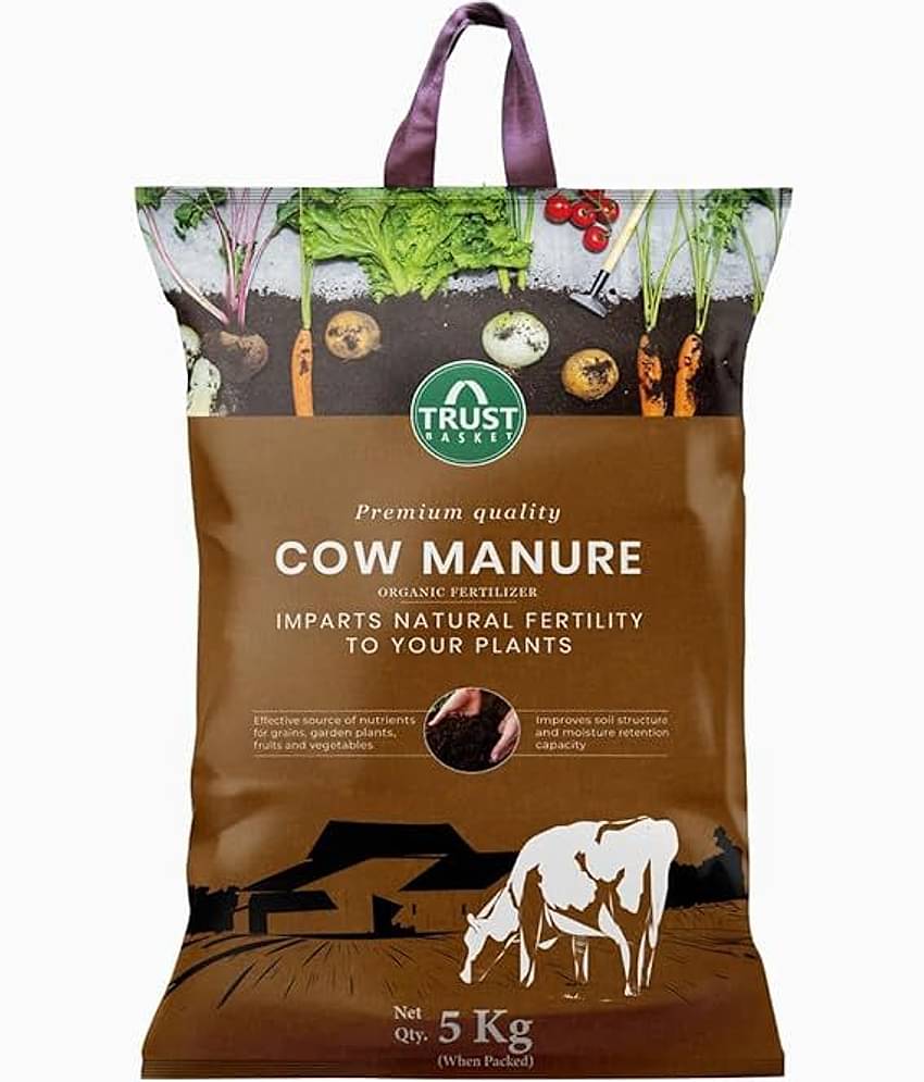 Trust basket Cow Manure for Plant -5 kg