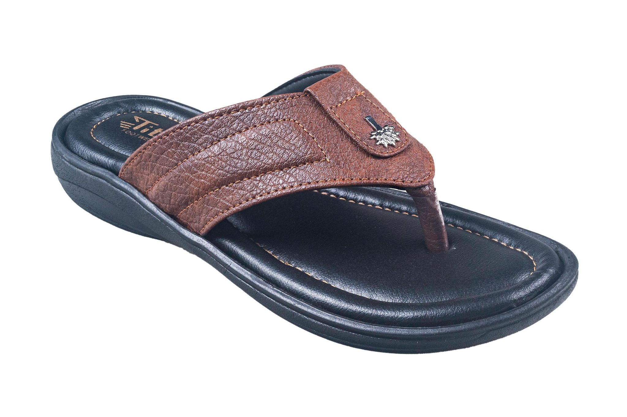 Titas Gents Tan Chappal-Tan / 7