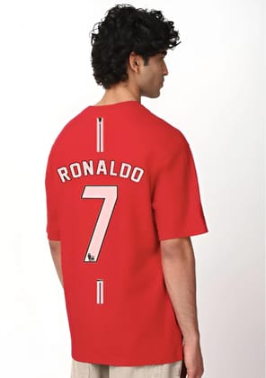 RONALDO RED OVERSIZED T-SHIRT RONALDO RED OVERSIZED T-SHIRT
