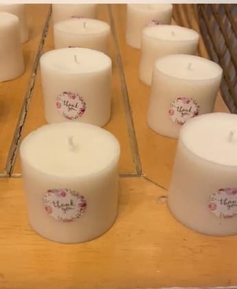 Pure soy wax scented homemade candles 3 x 3 Random Color Pack of 6