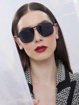 The Traveller'S Aviator Sunglasses - Chocolate Brown-Sunglass