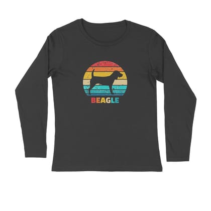 Full Sleeves Round Neck (Men) - Beagle Sunset (5 Colours)