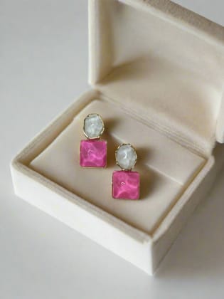 Pink Horizon Earrings