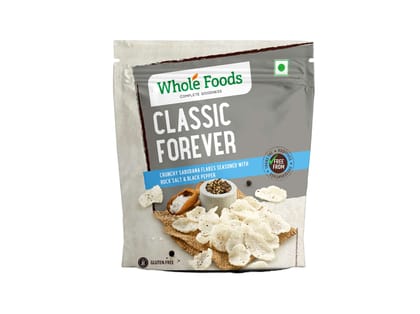 Whole Foods Crunchy Sabudana Flakes | Classic Forever - 40G