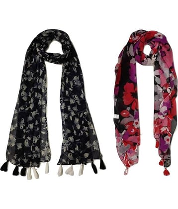 stolevilla Multi Printed Poly Cotton Yarn Stoles