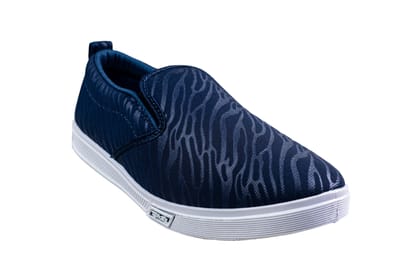 Titas Gents Blue Canvas Shoe-Blue / 6
