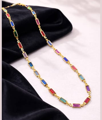SHANKH-KRIVA Multi Color Metal Necklace ( Pack of 1 )