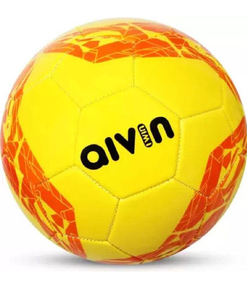 Aivin - Yellow Rubber Football ( Pack of 1 )