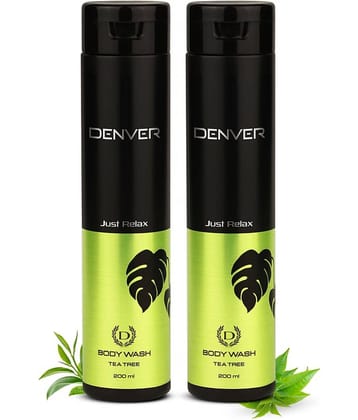 Denver Just Relax Body Wash - 200ML Each (Pack of 2)