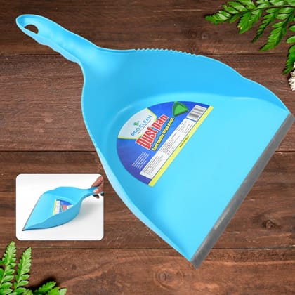 Heavy Plastic Dustpan with Handle, Supdi (1 Pc)