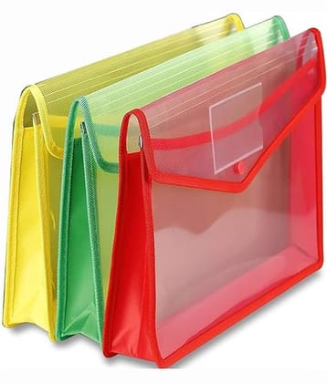 Eclet Multicolor File Folder ( Pack of 3 )
