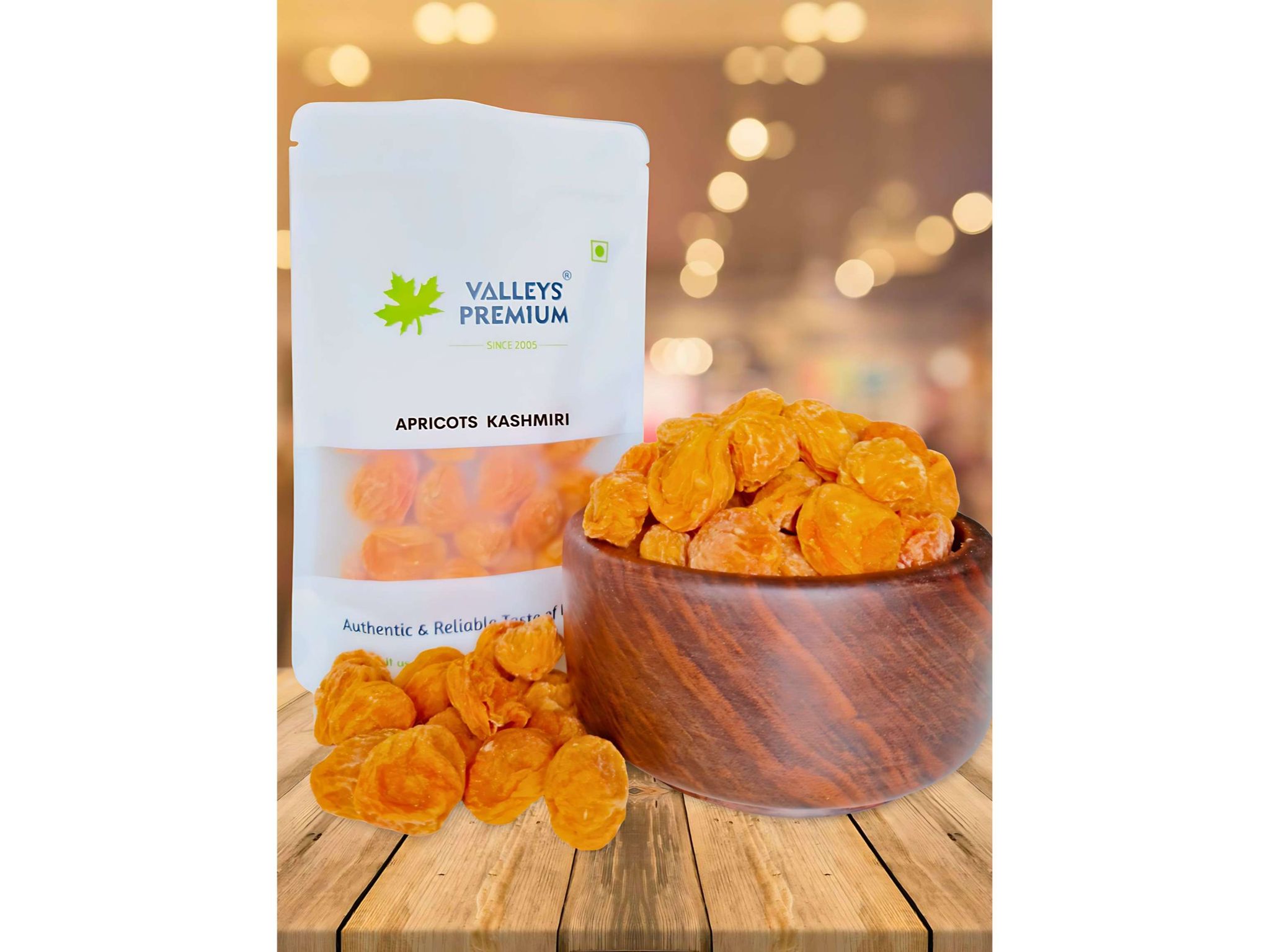 Valleys Premium Dried Kashmiri Apricots (KHUBANI) - 400 Gram