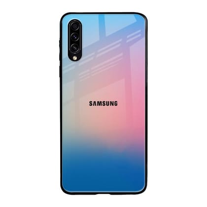 Blue & Pink Ombre Glass case for Samsung Galaxy A50s