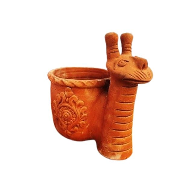 Handmade Snail Planter For Home Decoration (6 Inches)