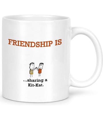 Idream Quote Printed Ceramic Coffee Mug 1 Pcs 330 mL