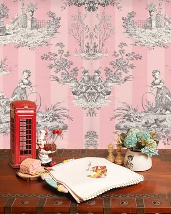 Rose Macaroon Table Napkins 6 Pieces