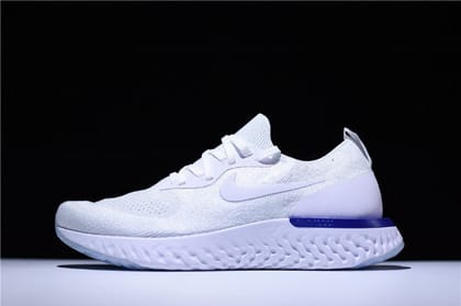 NikeUnisex Epic React Flyknit Running Shoes - Fusion White-Euro 41