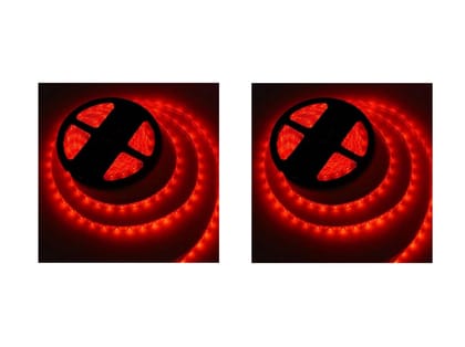 IMAGO 500 LEDs 5m Red Rice Lights (Pack of 2)