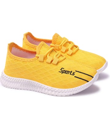 Hotspot - Yellow Boy's Running Shoes ( 1 Pair )