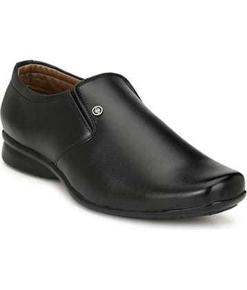 RL Rocklin Men Black Men's Slip On Formal Shoes