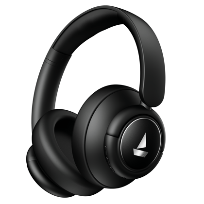 boAt Rockerz Plus 450 ANC | Wireless Headphones with 40dB ANC, 80H Playback & Spatial Audio boAt Rockerz Plus 450 ANC | Wireless Headphones with 40dB ANC, 80H Playback & Spatial Audio - Black Sabre