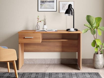 Adria Workdesk - With Drawer, Imperial Oak Color