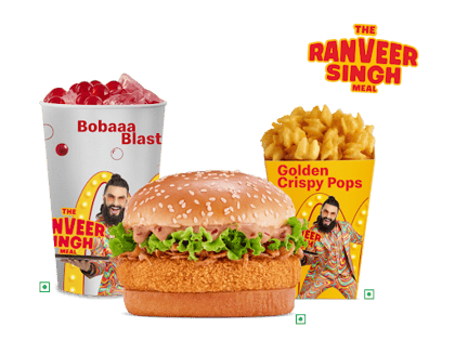  Ranveer Singh Meal McVeggie Xplode