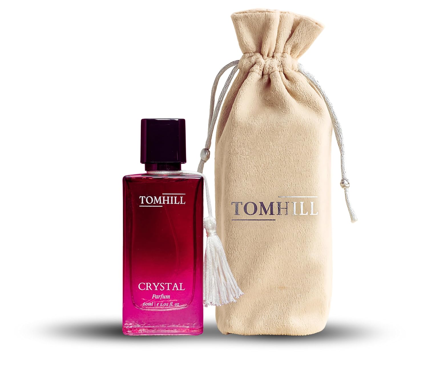 TOMHILL Crystal Fresh Perfume 60ml – Refreshing Women’s Fragrance with Elegant Velvet Pouch, Perfect for Gifting, Light, Vibrant Scent for Everyday and Special Occasions