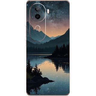 Yug Emporium Back Skin Wrap For iQOO Z9s 5G Premium Quality Full Coverage (Theme Night View) (Mobile Back Cover, Multicolor)