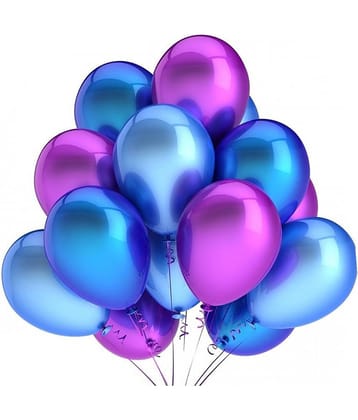 50 Pcs. Happy Birthday Decoration Latex Balloons for happy birthday decoration item, birthday decoration kit, birthday balloon decoration combo for Boys, Girls, Kids, husband and Wife.