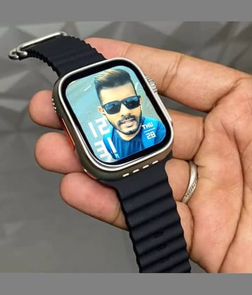 Tecsox Tecwatch 1.99" Screen BT Calling Black Smart Watch