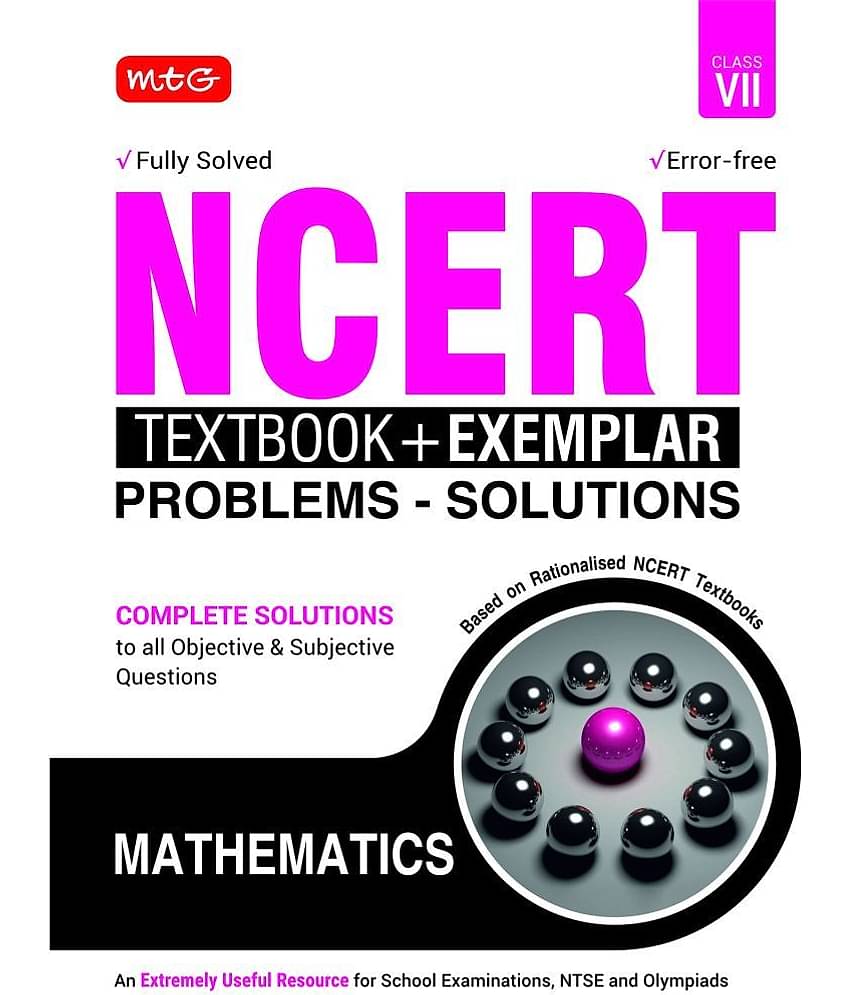 NCERT Textbook + Exemplar Problem Solutions Mathematics Class 7