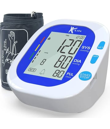 K-life 104 Automatic Digital Blood Pressure Checking Machine BP Testing instrument Bp Monitor- White