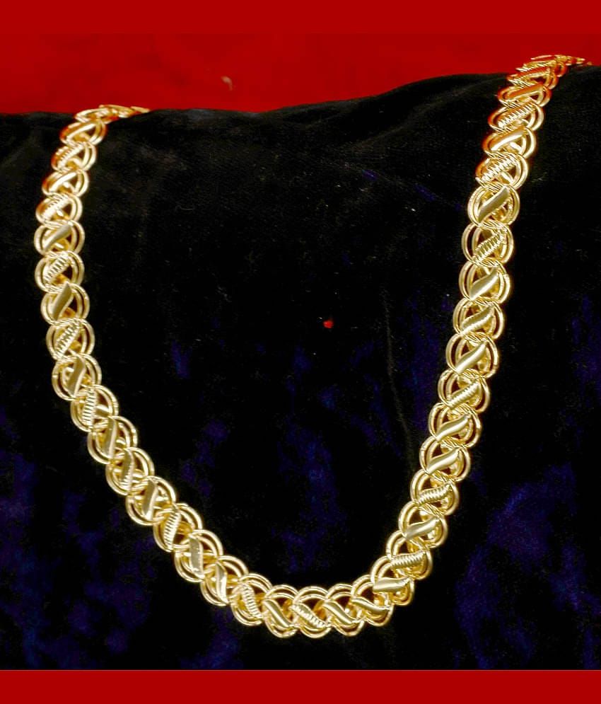 KRIMO Gold Plated Chain ( Set of 1 )