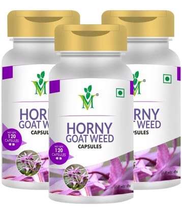 Honry Goat Weed Veg. Capsules Pack of 3 - 120's