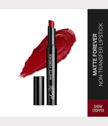 Iba Matte Forever Non-Transfer Lipstick for Women 06 Showstopper, 2g , Smudge-proof & Lightweight, (Pack of 1)