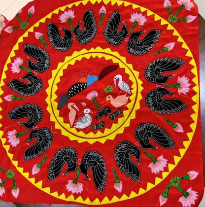 Handmade Applique Chandua Wall Hanging