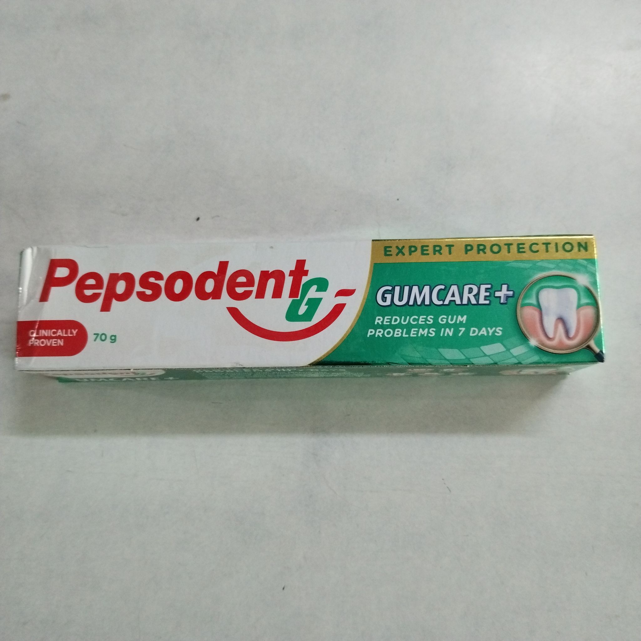 Pepsodent G gumcare+ clinic proven 