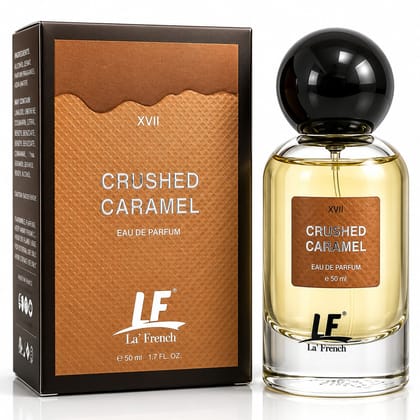 La French Crushed Caramel Unisex Perfume 50ml | Long Lasting Sweet Caramel Fragrance | Premium Eau De Parfum for Men & Women La French Crushed Caramel Unisex Perfume 50ml | Long Lasting Sweet Caramel Fragrance | Premium Eau De Parfum for Men & Women