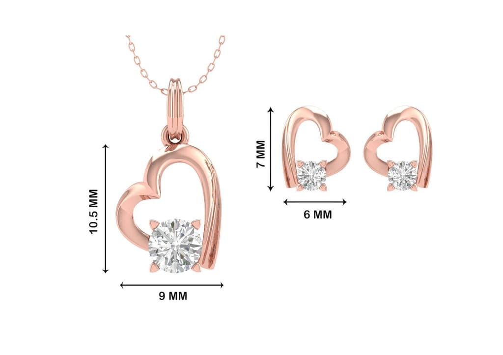 Connecting Heart Jewellery Set