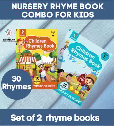 Edsmart kids Nursery rhyme Book combo for 2-6 years old [64 pages], 30 kids rhymes with attractive pictures| famous kids rhyme and more [Perfect Paperback] [Jan 01, 2022] Edsmart Edu Services Pvt Ltd