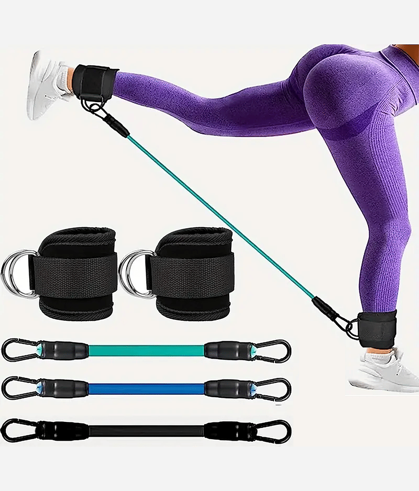 Shopeleven Leg Training Elastic Rope Gym Equipment Exercise Yoga Workout