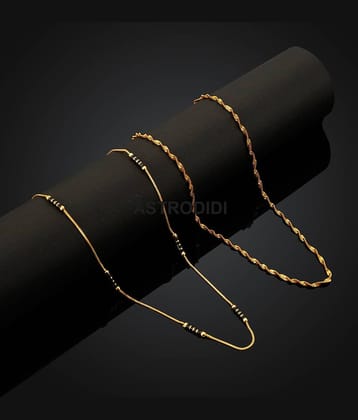 Astrodidi Gold Plated Chain ( Set of 2 )
