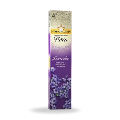 Mangaldeep Flora Lavender Incense Sticks-Agarbatti | Refreshing And Long Lasting Fragrance 14gm