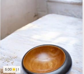 Midnight Ember Serving Bowl