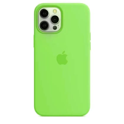 iPhone Liquid Silicone Logo Case (Fluorescent Green)-iPhone 16 Pro