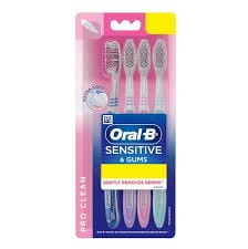 ORAL B SENSETIVE  & GUM PROTECT  4P