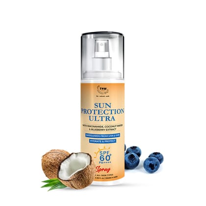 SUN Protection ULTRA SPF 60 SPRAY With Niacinamide & Hyaluronic Acid | For Ultra Sun Protection Against UVA/UVB.-100 ml