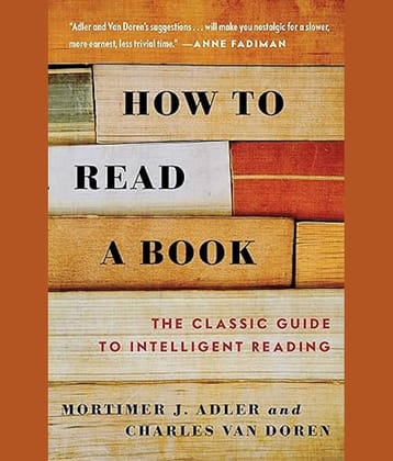 How To Read A Book Paperback English By Mortimer Jerome Adler & Charles Van Doren
