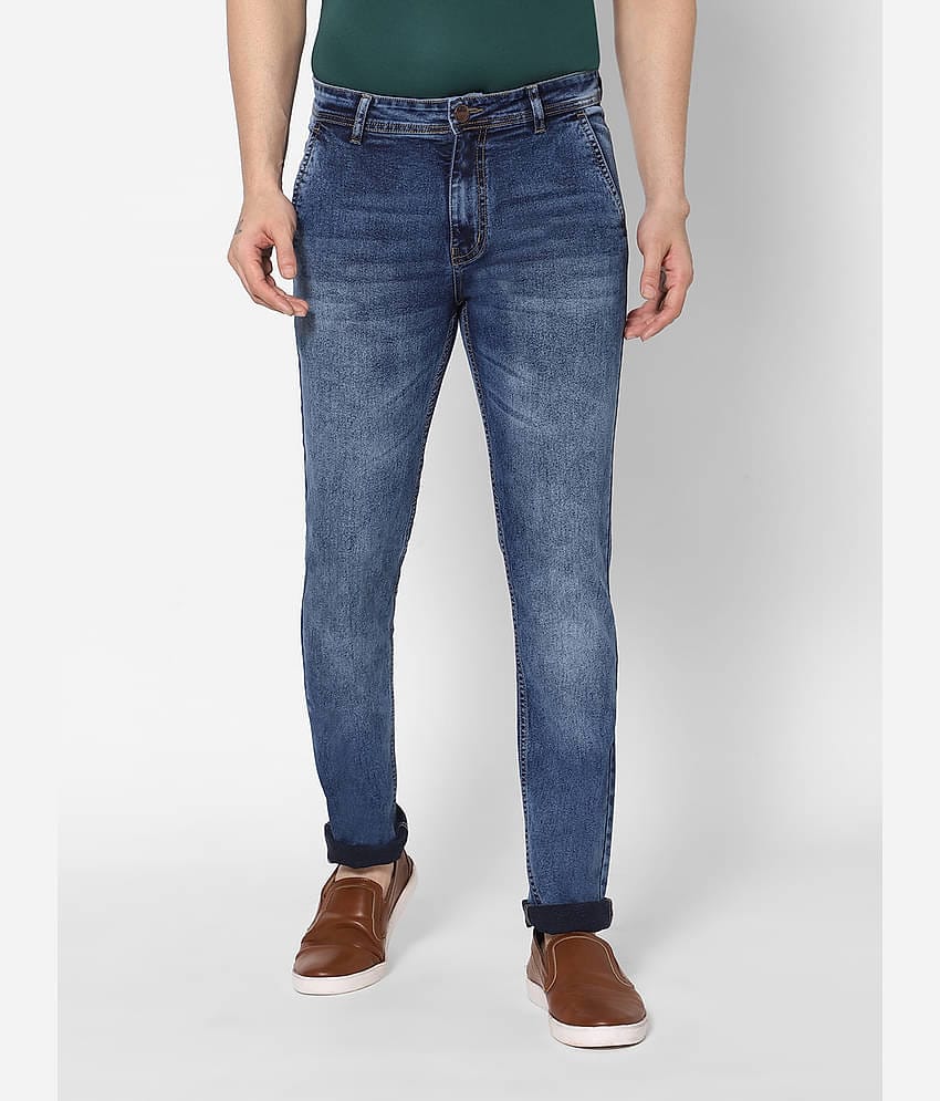 RACMAX - Blue Cotton Blend Slim Fit Men's Jeans ( Pack of 1 )